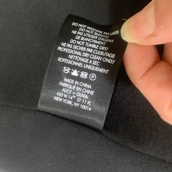 Alice and Olivia Colley Strong Shoulder Blazer Size 4 - Picture 13 of 14